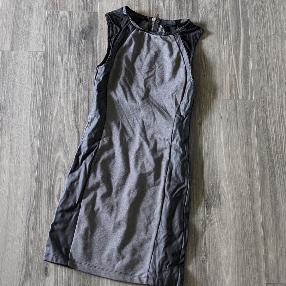 Black and gray stretch H&M dress